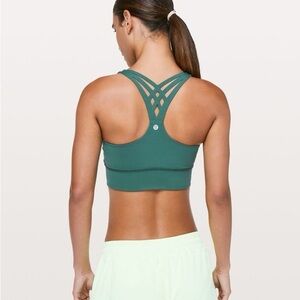lululemon athletica Green Criss-Cross Sports Bra